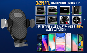 ENZPEARL | PREMIUM 3in1 Kfz Handyhalterung Auto Saugnapf | Handy Halterung Auto | phone holder car | Kompatibel: Samsung S22+ iPhone 13 Pro